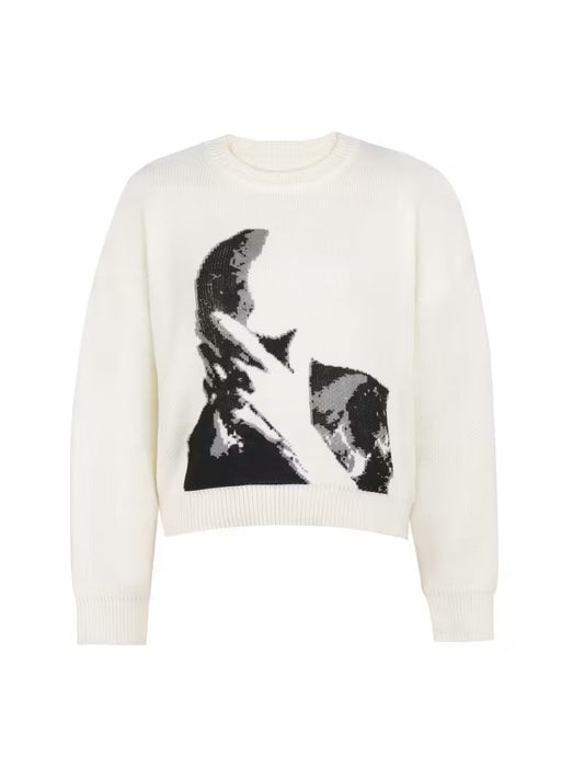 Frank Knitted Sweater - Luxury Sneakers